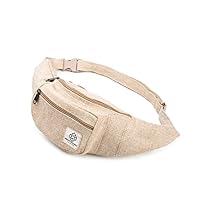 Marsupio Bohémien Hippie Marsupio Canapa Freakmandu - Eco Friendly Bohémien Per Escursionismo Marsupio Artigianale Nepal