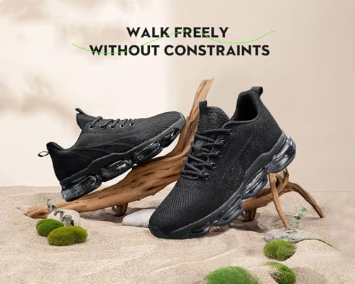 Image of Kapsen Womens Walking Running Shoes Air Cushion Breathable Fashion Tennis Sneakers Mesh Workout Casual Athletic Sports Gym