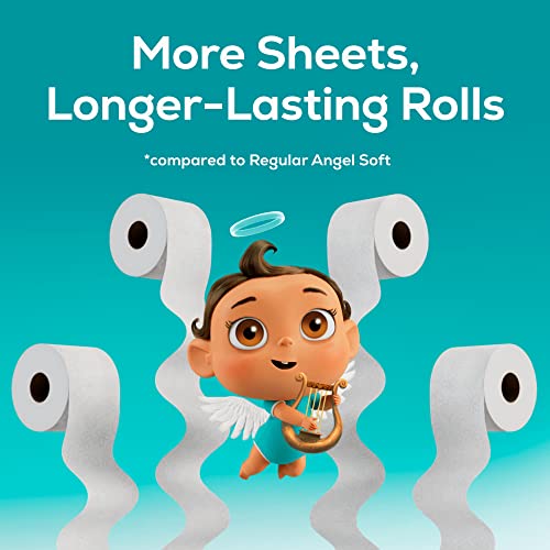 Angel Soft® Ultra Toilet Paper, 6 Mega Rolls, 2-Ply Bath Tissue #TOP3