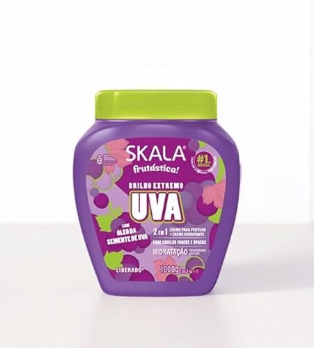 Creme de Tratamento Skala Frutástica 1kg (Banana/Coco/Uva) (Uva)