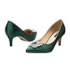 ERIJUNOR E1604 Women Pumps Low Heel Rhinestone Bro... #3