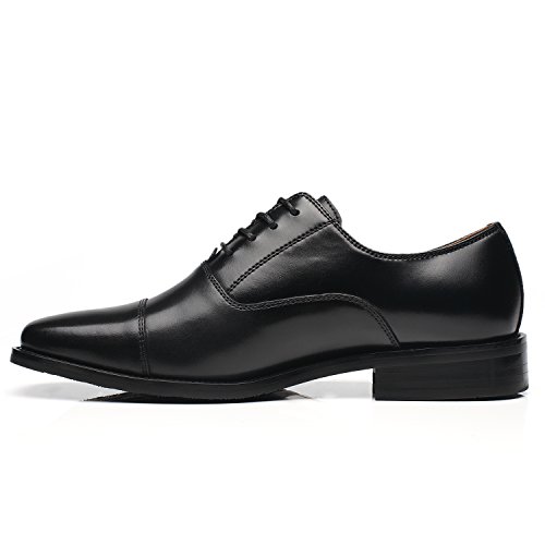 Image of NXT NEW YORK Men's Dress Shoes Lace Up Leather Oxford Shoes for Men Comfortable Classic Modern Formal Business Shoes