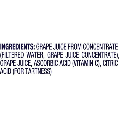 Welch's 100% Juice, Concord Grape, No Sugar Added, 10 Ounce On The Go Bottles (Pack Of 24) #TOP5
