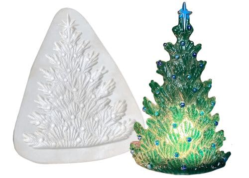 Large Christmas Tree Glass Casting Mold - Glass Fusing Kiln Mold 9