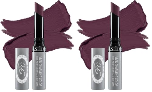 Image of FASHION COLOUR Kissproof Non Transfer Lipstick | Water Resistant & Smudge Proof | Non-Drying | Lightweight | Long Stay Upto 15Hrs | Fuscous (Pack of 2)