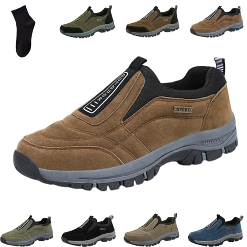 Enjerr Orthopedic Shoes Men, Enjerr Orthopedic Balance Shoes Men for Balance, Comfortable Slip-On Outdoor Sports Shoe