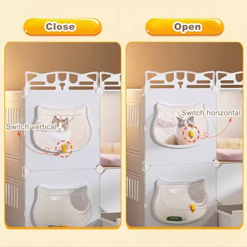 Caisse pour chat multicouche pour résoudre le manque d'espace intérieur - 3