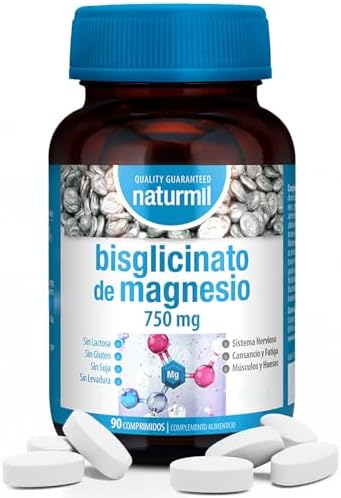 Bisglicinato de Magnesio 750 mg - Alta Absorción Quelado - Apoyo ...