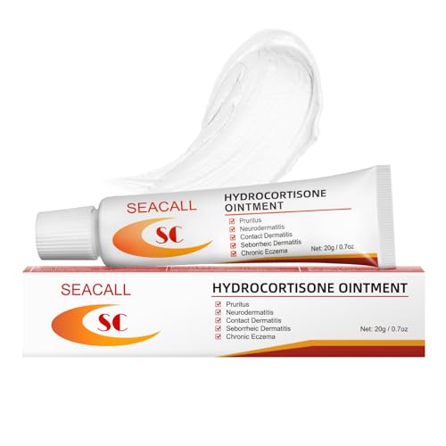 Seacall Hydrocortisone Cream - OTC Anti-Itch Relief for Eczema Dermatitis & Skin Irritations | Maximum Strength Topical Treatment