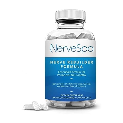 M PAIN MANAGEMENT TECHNOLOGIES Nerve Support Supplement - Nerve Support - Nitric Oxide/L-Arginine for Nerve Support - Feet Hand Legs Toe Maximum Strength Nerve Support Formula 120 Caps Cover