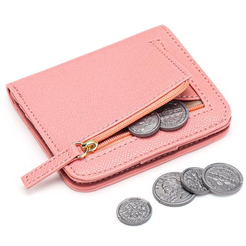 Image of Small Wallet for Women Rfid Blocking Slim Credit Card Holder Bifold Ladies Mini Purse