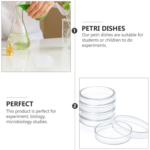 Boîtes de pétri verre borosilicaté transparent sans déformation - 3