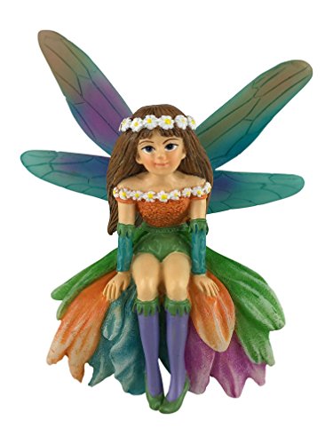 GlitZGlam Daisy The Gorgeous Miniature Fairy for Your Fairy Garden/Miniature Garden - Image 3