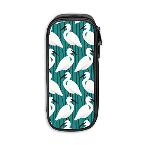 Preisvergleich Produktbild Crane Pencil Pen Case Beuteltasche Student Stationery Office Kosmetische Schminktasche Aufbewahrung Schwarz