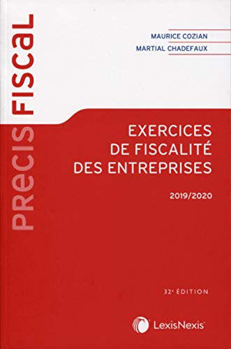 Télécharger Exercices de fiscalité des entreprises 2019/2020 Francais PDF