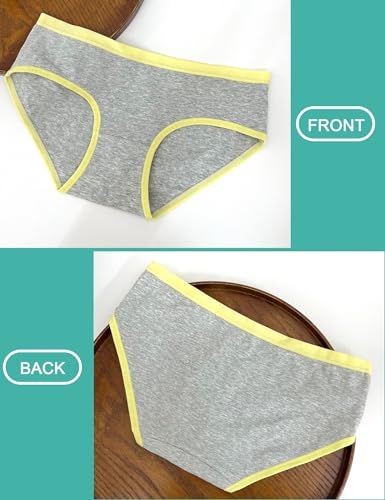 Kiench Teen Girls Underwear Cotton Briefs Panties Pack of 84