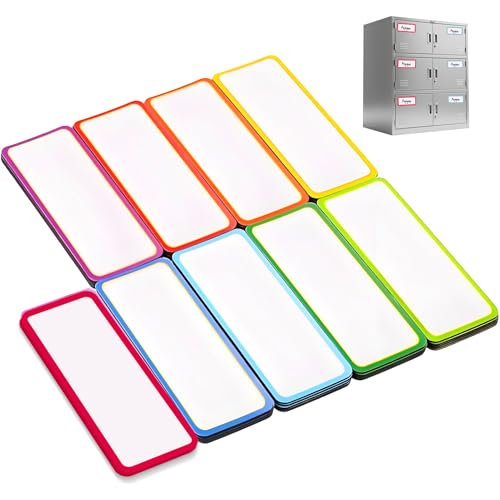 27 Stück Magnetstreifen Beschreibbar Magnete Zum Beschriften Magnetschilder Zum Beschriften Whiteboard Magnete Farbige Magnetschilder Für Whiteboards Kühlschrank Schule Und Büro
