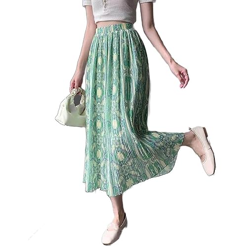 Jupe plissée à fleurs style vintage pour vos journées ensoleillées