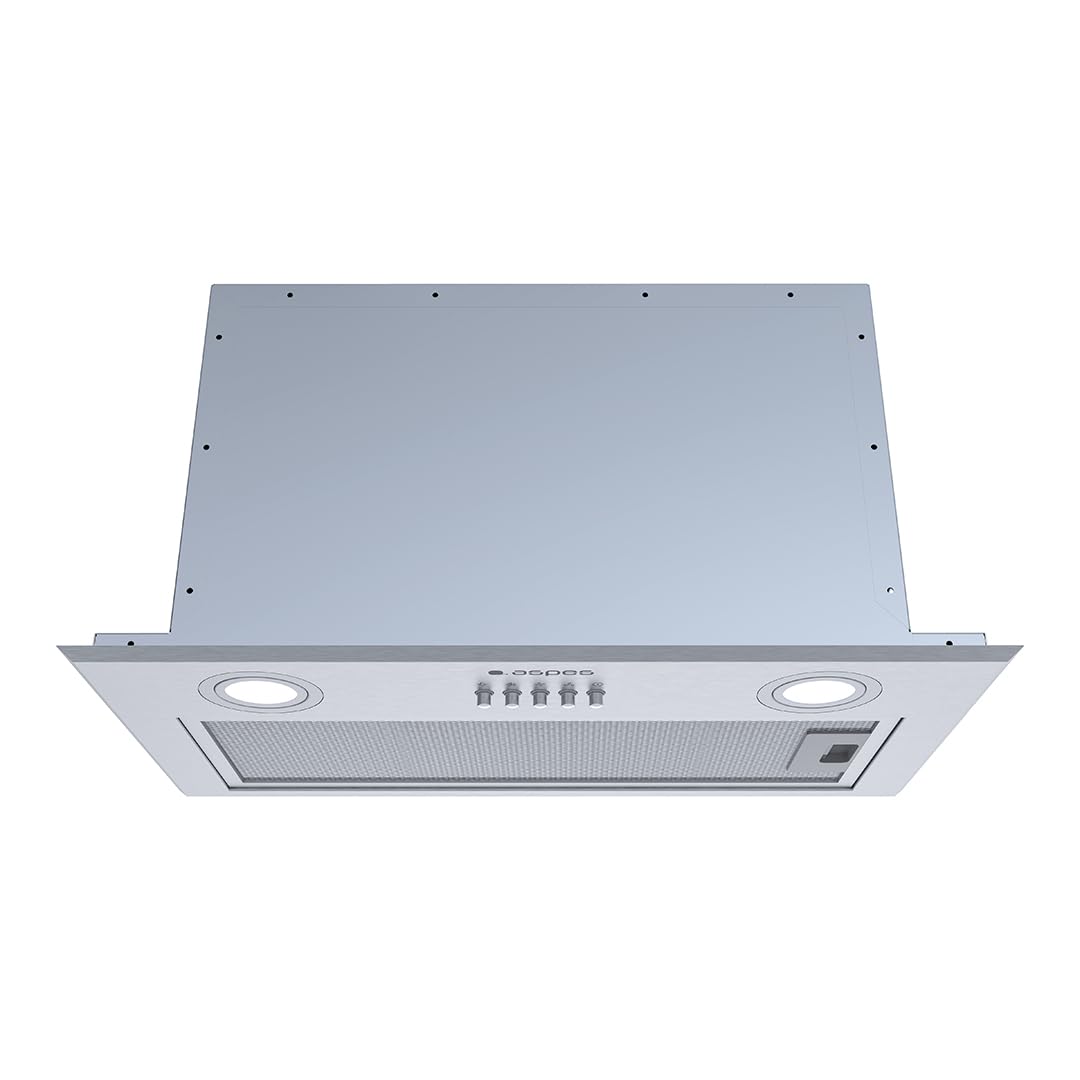 Aspes Grupo Filtrante de Integración 52cm Inox AGF5200CX. Potencia 108m3/h, 3 Velocidades, Control Manual, Filtro apto para Lavavajillas.