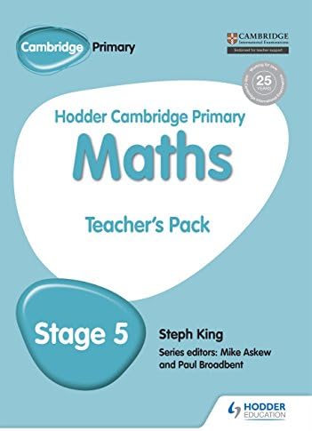 Hodder Cambridge Primary Maths Teacher's Pack 5 (Hodder Cambridge Primary Science) Paperback – 26 May 2017