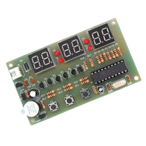 Pro3D 6Bits AT89C2051 LED Chip Electronic Alarm Clock DIY Kit