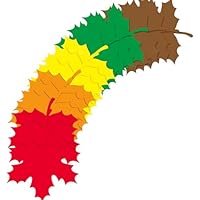 FSSTUD 100 Stück 10 cm Ahornblatt-Papierausschnitte, Herbstblätter, Blattform, gestanztes Papier, große Blätter, ausgeschnittene Karten, künstliche Herbstblätter für Schule, Pinnwand