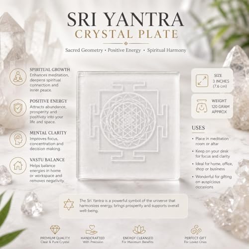 Selenite 3 Inches Etched Square Charging Plate Crystal Healing Reiki Feng Shui Gemstone Gift Positive Energy Handcrafted image 5