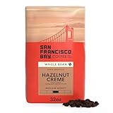 San Francisco Bay Coffee - Flavored Medium Roast Whole Bean Coffee - Hazelnut Crème (2 lb bag)