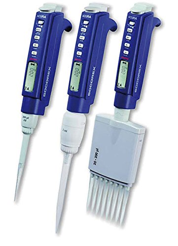 SOCOREX 061732 Micropipette 2,5-50 µl Acura Electro XS 926 - set de base