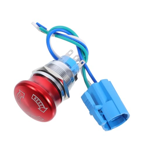 Interruptor de Emergencia de Acero Inoxidable de 22mm con Bloqueo