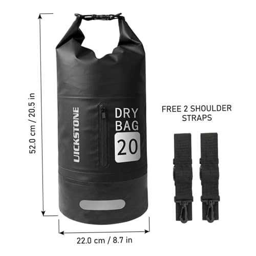 Bolsa Seca Impermeable para Mochila 20L PVC con Cierre Roll Top y Tiras Reflectivas para Kayak, Natación, Navegación y Playa miniatura 5