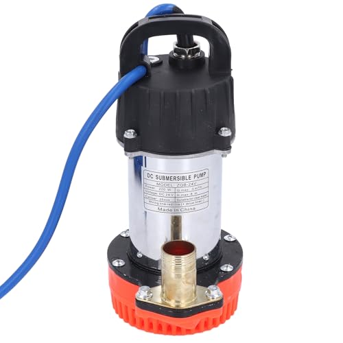 SEAFRONT Pompe Submersible 24V DC Pompe à Eau en Acier Inoxydable à Haut Débit Motteur de Cuivre Complet Abseur Durable Abseublement Siestage APPLICATIONS PLUSATILES APPLICATIONS CORORROSION Long