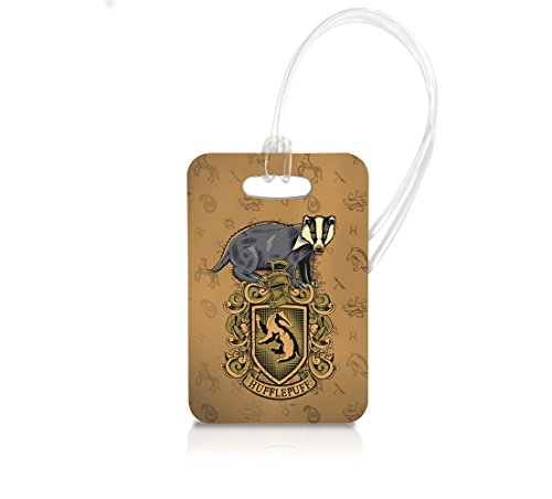 Harry Potter (Hufflepuff) Luggage Tag Keychain Bag Charm Tag