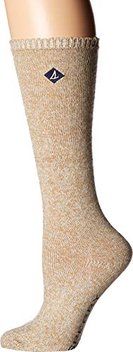 Image of Sperry Women's Soft Boyfriend Boot Crew Socks - 1 Pair Pack - Soft Acrylic Socks for Sneakers, Boots, Lounge