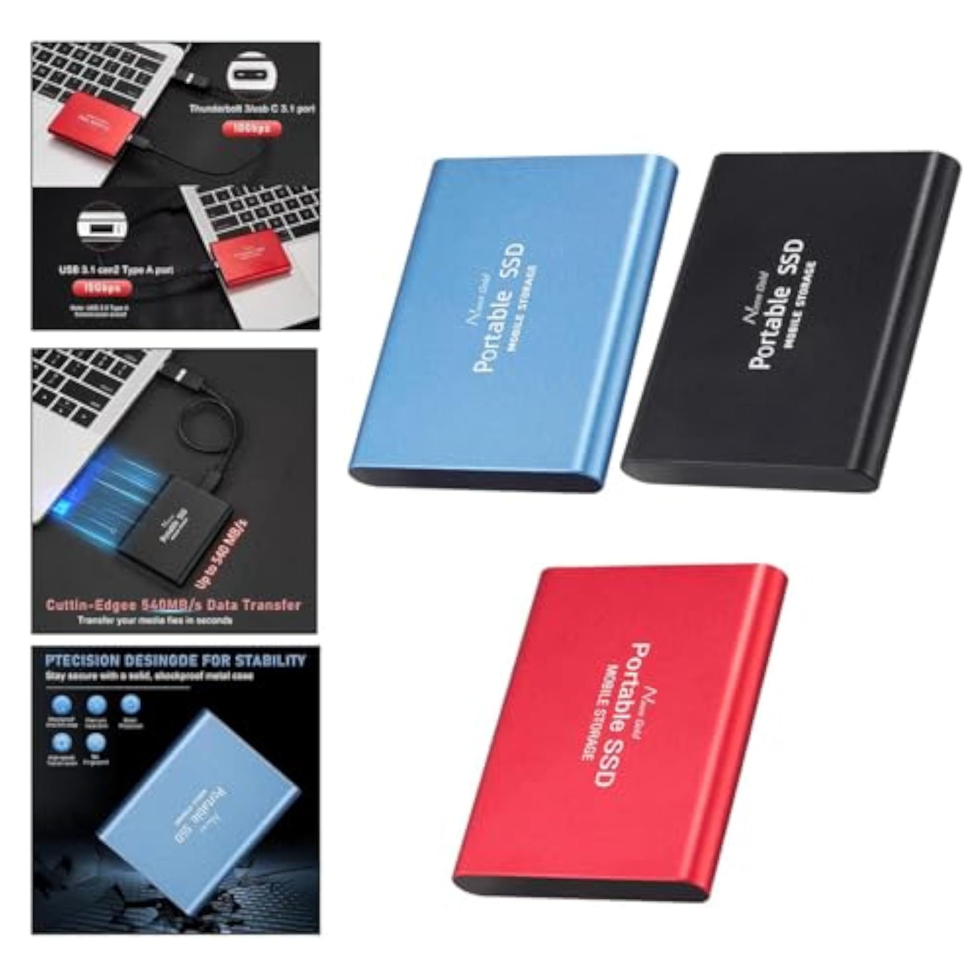 500GB SSD USB 3.1 External Solid State Drive
