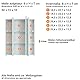 trendteam smart living - Monte - Spiegelschrank - Weiß - Zeitloser Spiegelschrank 3-türig - (BxHxT) 60 x 74 x 18 cm - Badschrank mit 9 Fächern und 6 verstellbaren Einlegeböden - Kratzfest