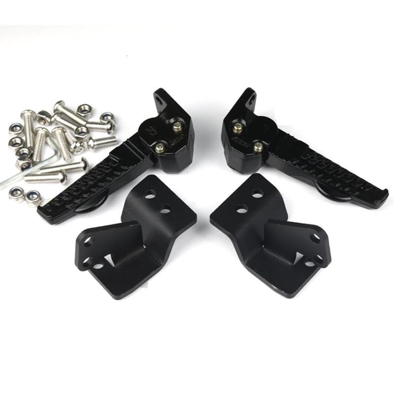 Repose-pieds moto Elite 125cc antidérapants pour passager arrière