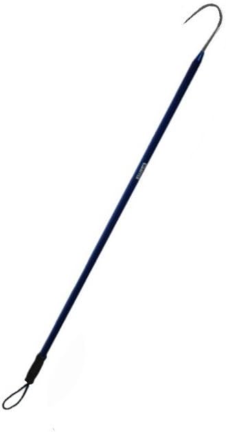 Gaffer Sportfishing Fishing Gaff – Gold Stainless Aluminum – 4 Foot – Collapsible Saltwater & Freshwater Fishing Tool (Blue)