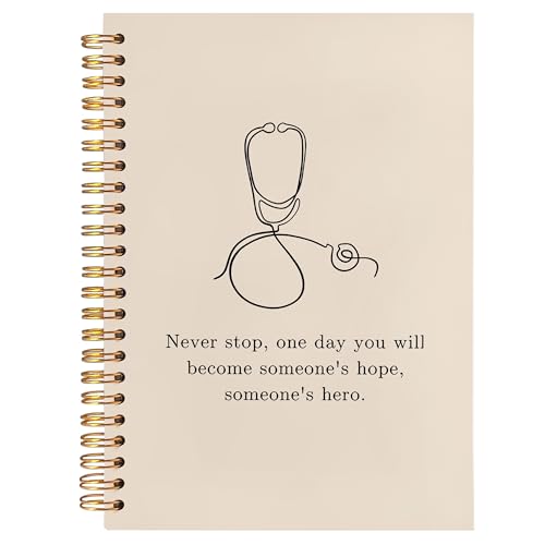 Notebook BearCake de qualité supérieure à reliure spirale et couverture rigide durable