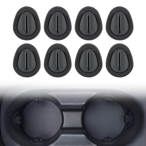 Juego 8 inserts de silicona para portavasos de auto miniatura 1