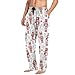 JHKKU Men's Christmas Cute Nutcracker Pajama Pants Soft Comfy Sleep Lounge Lightweight Pjs Bottoms with Pockets Drawstring, Small