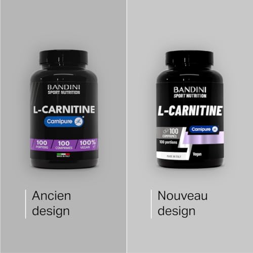 Bandini® L-CARNITINE Carnipure® 100 Comprimés - Supplément de Tartrate L Carnitine (100 doses, 100 jours) 1000mg - Pour Sportifs qui Pratiquent une Activité Physique à Haute Intensité - 100% Vegan – Image 3