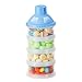 Accmor Formula Dispenser On The Go, 4 Compartments Stackable Formula Container for Travel, Baby Milk Powder Kids Snack Container, BPA Free ﻿