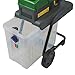 Forte 2800W Quiet Shredder with a 60L Integrated Collection Box, 42mm Cutting Diameter and Safety Switch, Green