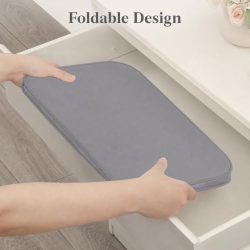 Image of Lifewit Slim Collapsible Laundry Basket with Handles, 75L, Grey