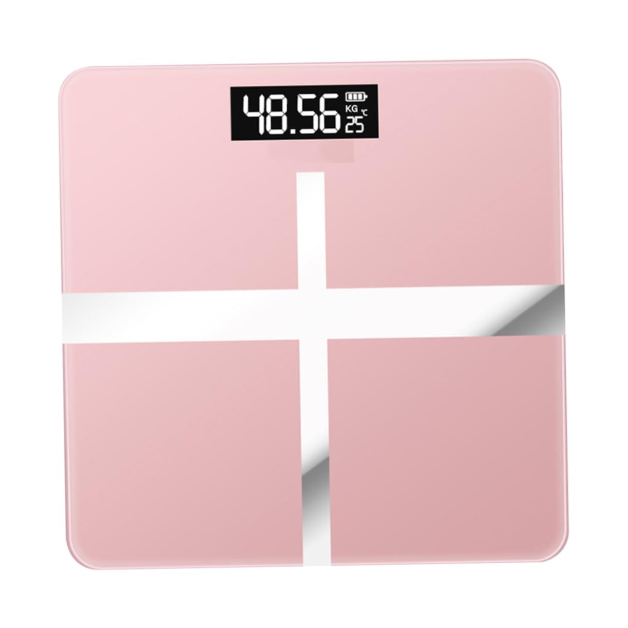 COLLBATH Digitale Körperwaage Präzise Heimwaage mit USB Ladefunktion und Gehärtetem Glas für Tägliches Gewichtsmanagement und Fitness im Alltag