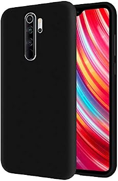 KZY Xiaomi Redmi Note 8 Pro  i Kadife Soft Logosuz Lansman Silikon K l f - Siyah