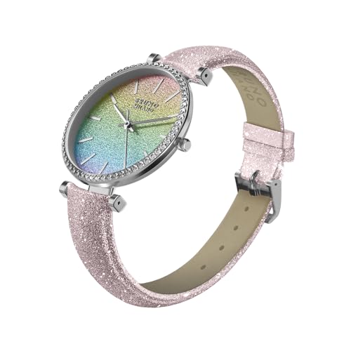 Image of BRUNO MILANO Fashion Forward Diamond Studded Bezel Watch with Added Sparkle for Women and Girls