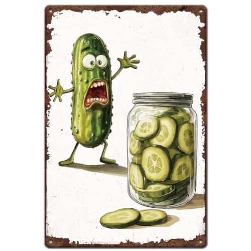SUPERDANT Horror Pile Blechschild Lustiges Blechschilder Gemüse...