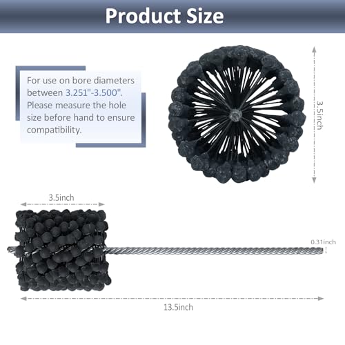 Image of Cylinder Hone, 240 Grit Silicon Carbide, 3 1 /2 inch (89mm) Diameter Ball Hone